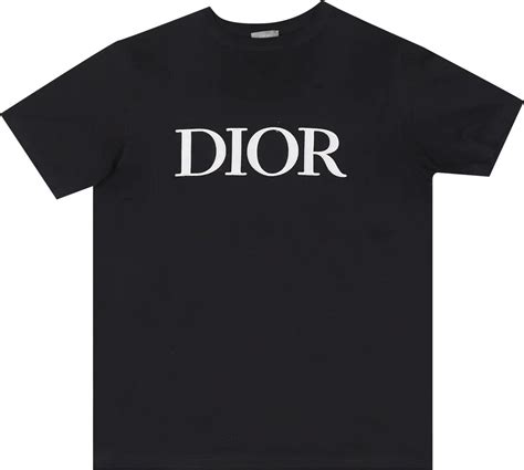 dior logo t shirt vintage|christian Dior black t shirt.